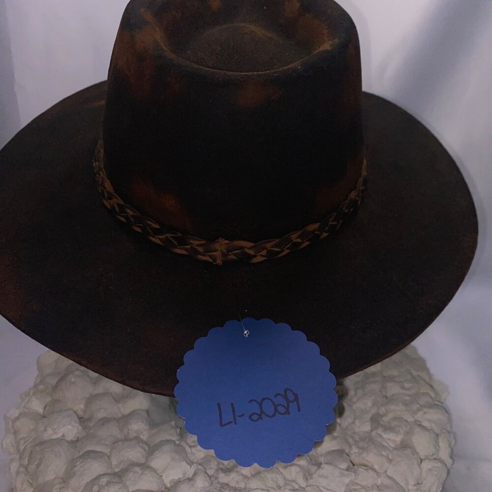 Brown Rustic Wool Rancher 58cm - Picture 11 of 16